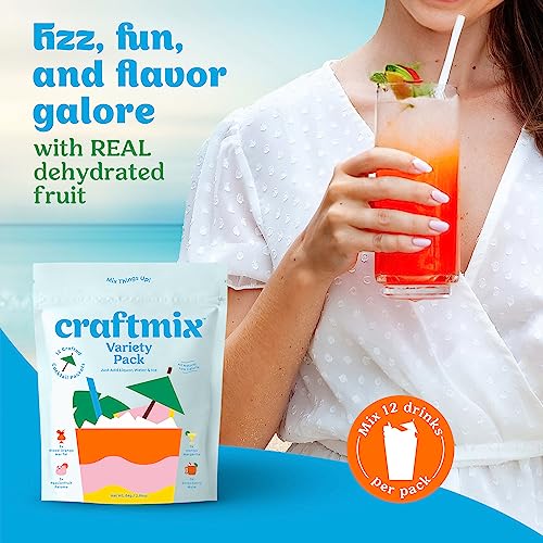 Craftmix Variety Pack, Makes 12 Drinks, Skinny Cocktail Mixers