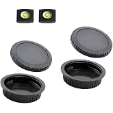 ULBTER 2Pack EF Mount Body Cap Rear Lens Cover for Canon T7 T6 T5 90D 6D | for Canon Rebel T7 T6 T5 T8i T7i T6i SL3 SL2 T6S,5D Mark IV/III/II, 6D Mark II/I, 250D 90D/80D 77D 70D, 7D Mark II, 1DX II