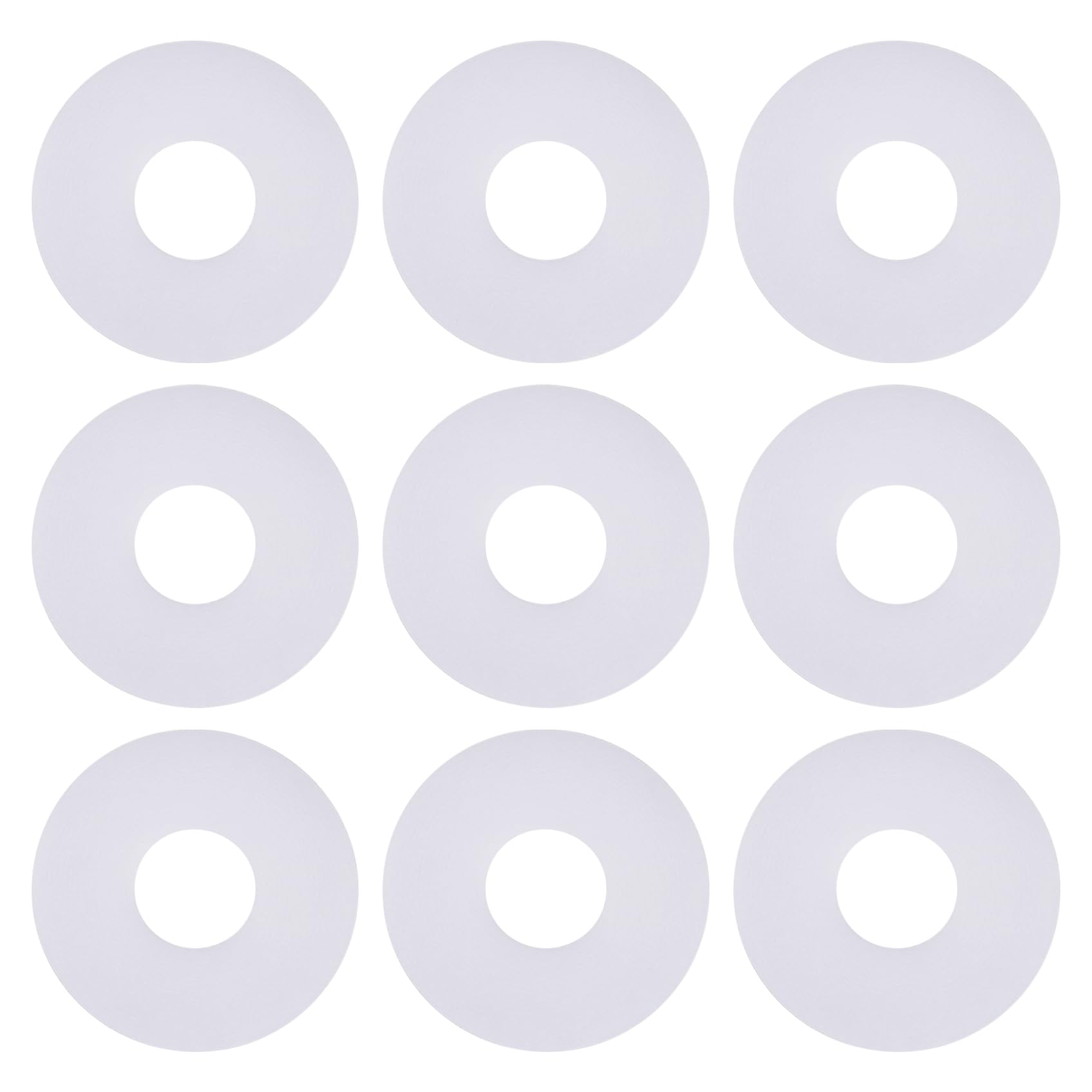 eMagTech 50Pcs PTFE White Spool Profile O-Ring Gasket For 6mm Spool Shaft For Front Drag Reel Compatible with FOX Compatible with Penn 6mm Reels