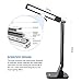 Ledgle 14W 270 Degree Rotatable Head 5-Level Brightness Dimmable LED Table Lamp with 4 Modes, Auto Timer and 5V/1A USB Port