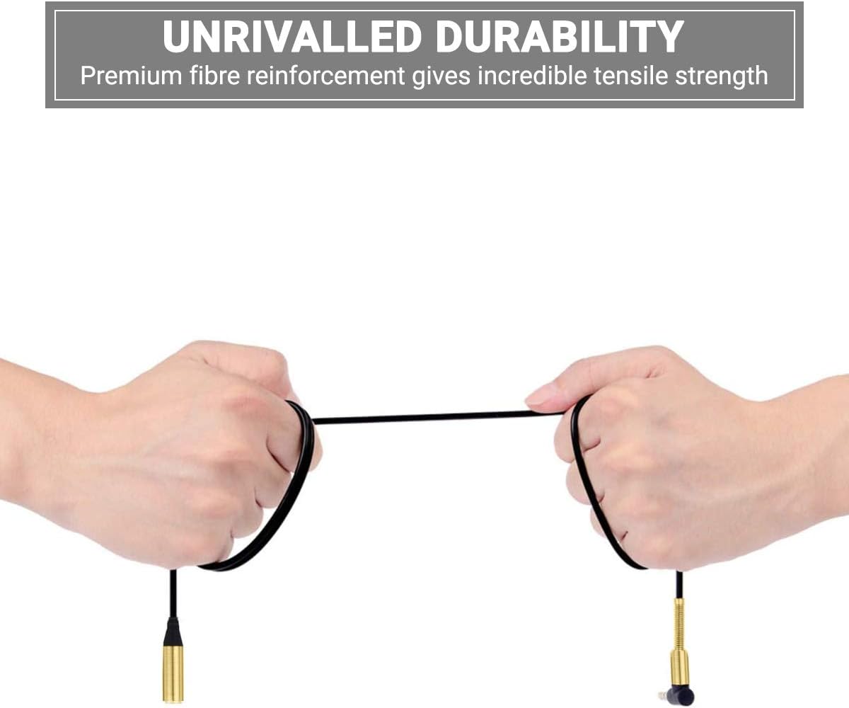ULTRICS Headphone Extension Cable 2M, 3.5mm Mini Jack Auxiliary Audio Lead - Image 4