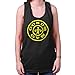 Brisco Brands Gokus Gym Exercise Workout Gym Super Saiyan Dragon Ball Z Tank Top Shirt, Black, X-Large