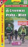 Prague - Vienna Cycle Greenway 1:110,000 Map & Guide SHOCart by 