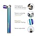 YUSUD Cigarette Shaped Soft Flame Lighter, Butane Fuel Refillable Lighter with 3 Back-up Flints for Men, Women, Lady (Color)