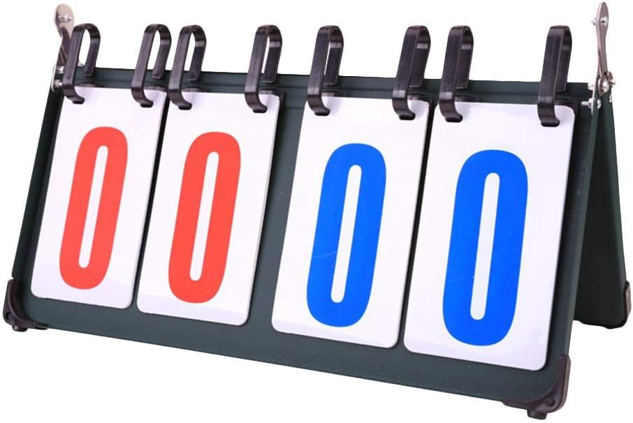 4Digital Scoreboard Thick Steel Plate Basketball Score Keeper Table