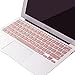 MOSISO Keyboard Cover Compatible MacBook Air 11 Inch, Light Pink Gold