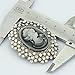 YAZILIND Vintage Cameo Queen Lady Brooch Jewelry for Wedding