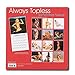2018 Always Topless Sometimes Naked Wall Calendar - Sexy Adult Calendar with 200 Reminder Stickers for Remembering Deadlines, Appointments, Vacations, Birthdays - 12 x 12 inches