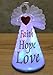 BANBERRY DESIGNS Faith Hope Love Angel - Frosted Glass LED Color Changing Praying Angel Statue Holding Red Heart