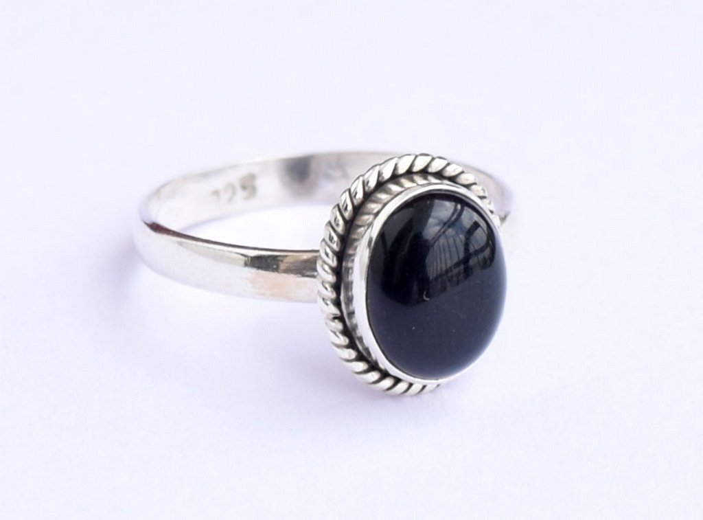 Black Onyx Ring 925 Sterling Silver Stone Ring For Girl Women Gift Ring Jewelery All Size L M N O P Q R S T U V W X Y Z Amazon Co Uk Handmade