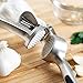 Homarden Garlic Press Mincer Tool - Handheld Garlic Crusher and Masher Kitchen Tool - Heavy Duty Garlic Smasher and Ginger Press - Self Cleaning Garlic Presser with Handle and Soft Rubber Comfort Grip