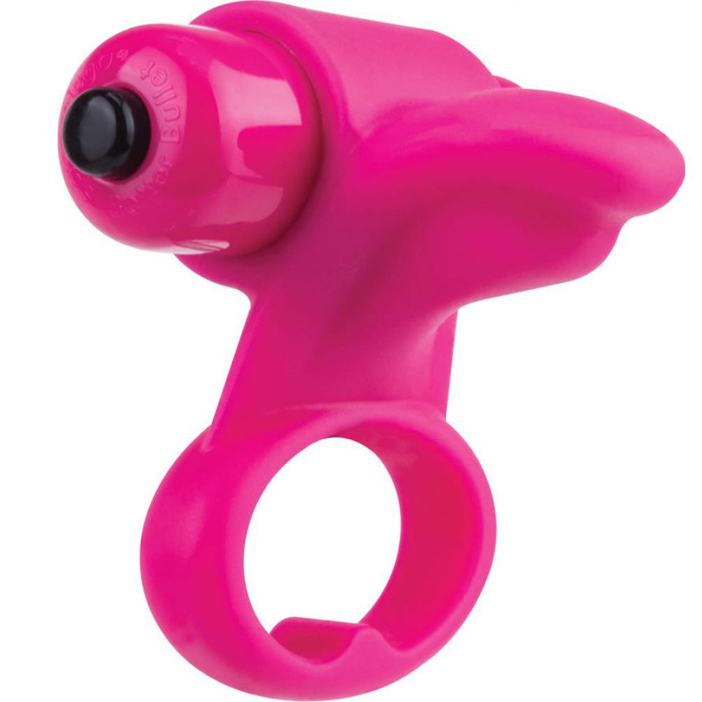 Screaming O Strawberry You-Turn Reusable 2 Finger Vibrating Ring with Deep, Rumbling Vibrations for Intense G-Spot Massage