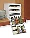 YouCopia Original SpiceStack 18-Bottle Spice Organizer with Universal Drawers, White