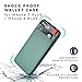 MANGATA TRITON Leather Wallet case compatible with iPhone 8 Plus, iPhone 7 Plus | Hidden Wallet Pocket, Rugged Shell | Cruelty Free Leather | Credit Card Holder, Cash Pocket, Screen Protector (Olive)