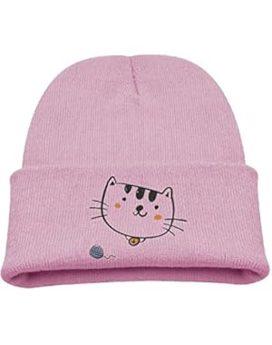 Cat Kid's Hats Winter Funny Soft Knit Beanie Cap, Unisex