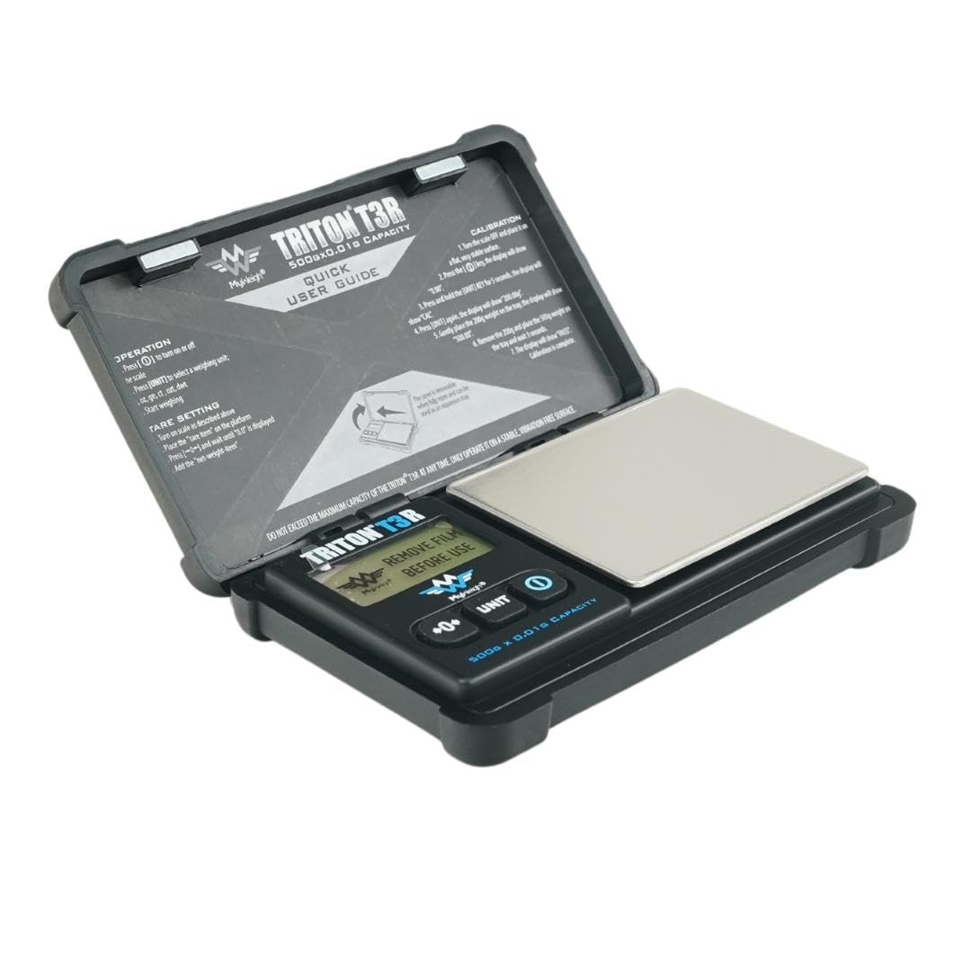 My Weigh Triton T3r Battery Prision 500g x 0.01g Pocket Scale
