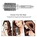 Guckmall SUPRENT Nano Thermal Ceramic & Ionic Round Barrel Hair Brush with Boar Bristle, for Curling &Straightening Hair Drying, Styling Hair Drying,Adding Volume & Shine.