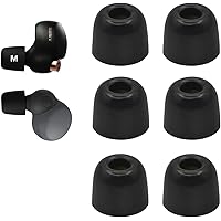 JNSA Replacement for WF 1000XM4 1000XM3 C500 Linkbuds S Memory Foam Ear Tips Noise Canceling Foam Eartips Ear Plug Ear Tip M 
