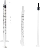 Karjiaja 10Pcs 1ml Plastic Syringes No Needle Reusable Sterile 1ml Syringe view 2