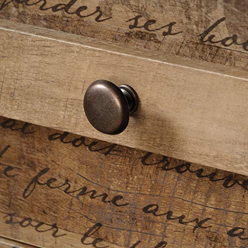 Sauder Dakota Pass 4Drawer Chest, L 32.68" x W 17.52" x H 43.23