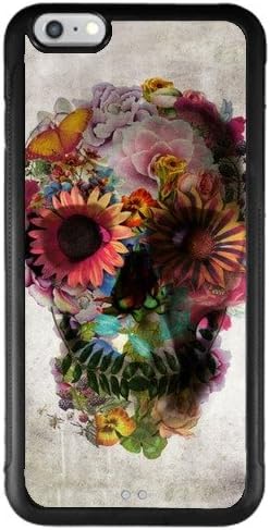 iPhone 6 Plus;iPhone 6s Plus 5.5 Case,Customized Sugar Skull TPU and PC for iPhone 6 Plus;iPhone 6s Plus 5.5--Black