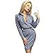 GONKOMA Women Half Sleeve Office Business Dress Work Pencil Dress