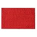 ADASMILE A & S Christmas Bath Rug Super Soft Absorbent Non Slip Microfiber Chenille Carpet Bathroom Mats Shower Rugs for Tub Shower Textured Surface,Floor,Shower Stall,Red,17