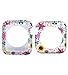 Case Compatible with Watch 42mm & Cisland Flexible Protective Protector Cover Compatible with Watch 42mm Series 1/2/3/4/5 Sport & Edition Creative Beautiful Flowers Art
