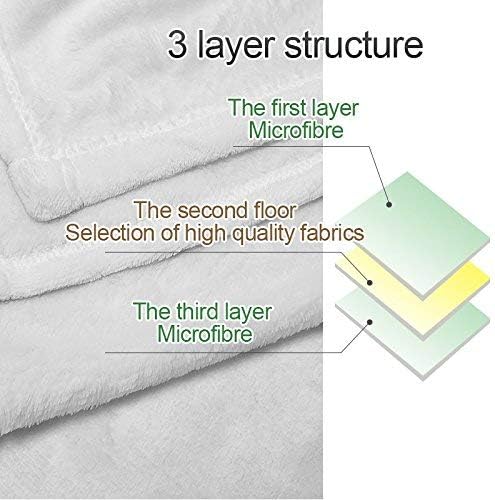 YISUMEI - Soft Fleece Blanket - Orca Killer Whales Whale,150 x 200 cm Throw Suitable for Bed or Sofa, Color1 - Image 4