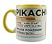 Pokemon Pikachu 20 OZ Ceramic Coffee Mug (Multi Color, Pack of 1) - Gifts & Toys, Merchandise, Tea Cup