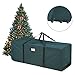 Elf Stor 83-DT5169 Rolling Christmas Storage Duffel Bag with Wheels – Holds up to a 12 Foot Artificial Tree in Green