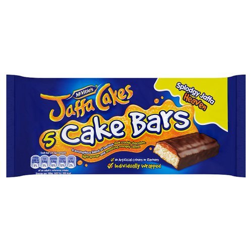 McVities Jaffa Cake Bars 5 Pack 150g Amazon.co.uk Grocery