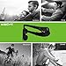 KSCAT Open-ear Bone Conduction Headphones Bluetooth V4.1 Earphones Wireless Sports Headset with Mic Sweatproof for Smartphones Bluetooth Devices Black