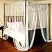 Heavenly 4 Post Bed Canopy, White