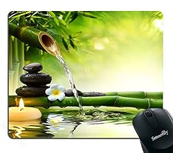 Smooffly Nature Gaming Mouse Pad,Spa Stones in