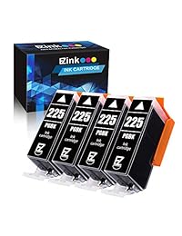 E-Z de tinta (TM) Cartucho de tinta compatible de repuesto para PGI-225 CLI-226, negro, (4 Large Black)