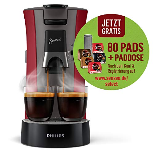 Philips Domestic Appliances Senseo Select CSA240/90 Kaffeepadmaschine - Kaffeestärkewahl Plus, Memo-Funktion, aus… – Bild 3