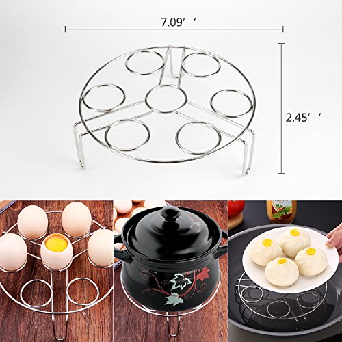 image for EXPOWER 6 PACKS Instant Pot Accessories Steamer Basket Steamer Sets St