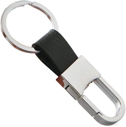 Amazon キーホルダー キーリング メンズ 車用 ブラック キーホルダー チェーン