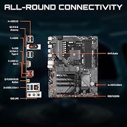 GIGABYTE B550 Eagle WIFI6 Motherboard, Supports AMD