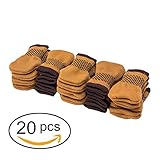 Cuccu 20 pcs Chair Leg Socks Furniture Sliders that Protect Hardwood Floors from Scratches and Reduce Noise Table Socks