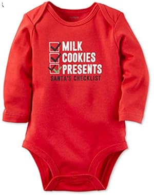 Carter's Unisex Baby Single Bodysuit, Red, 9M
