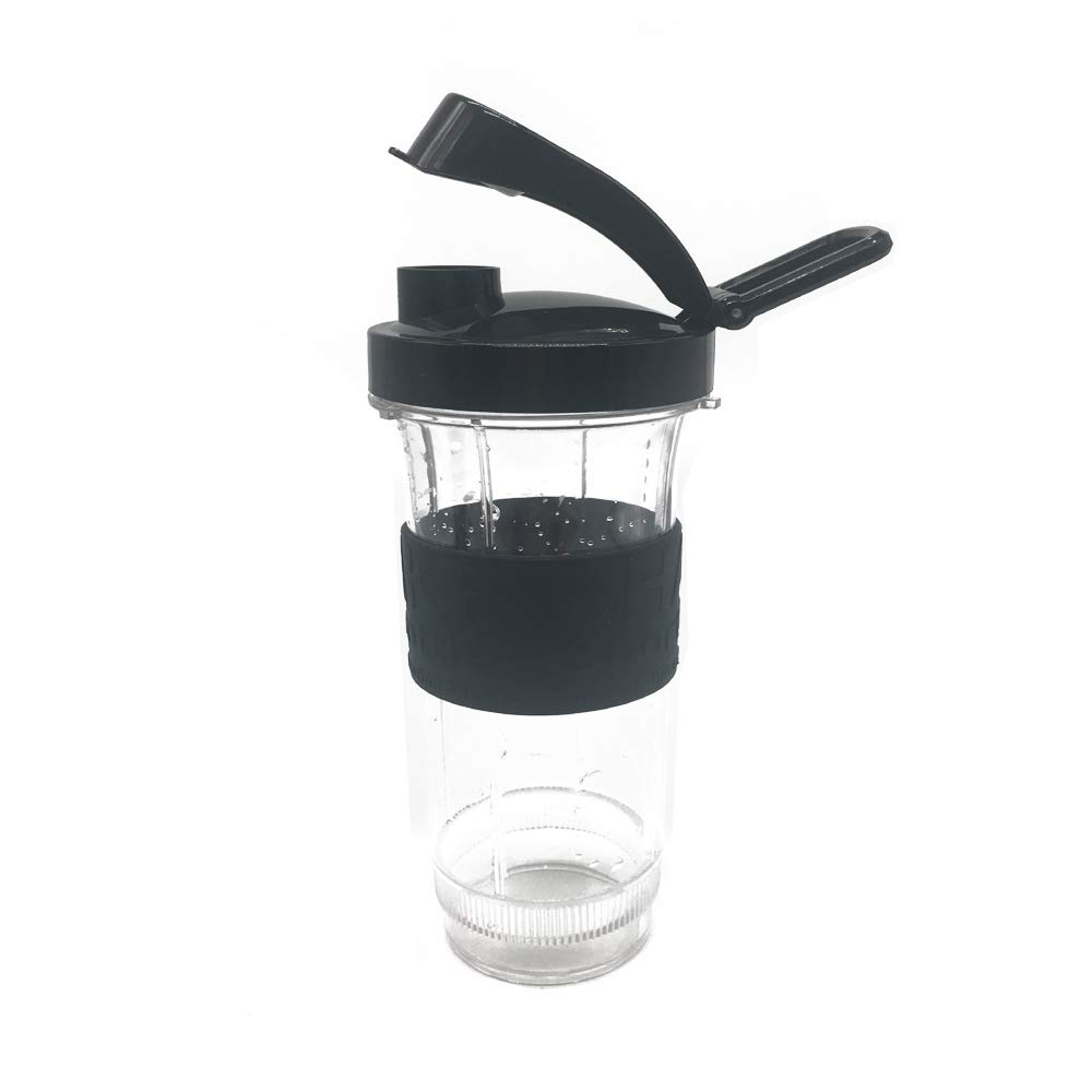Photo 1 of 20oz Cup with to go lid extra Non-slip Cup ring Replacement parts a Set - Large Accessory Part Compatible with Original Magic Bullet Blender MB 1001 /MB 1001B/MBR-1701 /MBR-1702 /MBR-1101