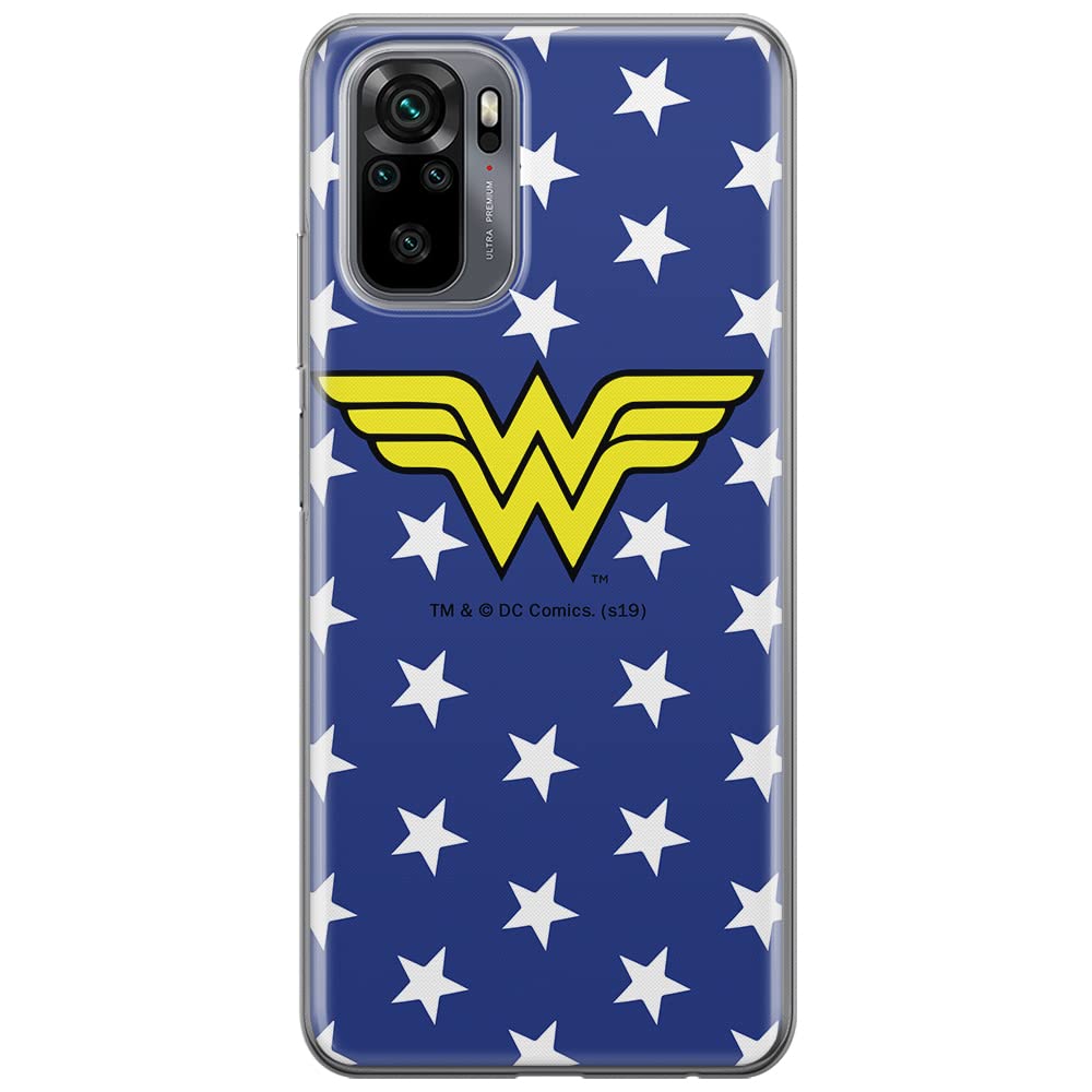 ERT GROUP mobile phone case for Xiaomi REDMI NOTE 10/ 10S original and officially Licensed DC pattern Wonder Woman 006 optimally adapted to the shape of the mobile phone, case made of TPU