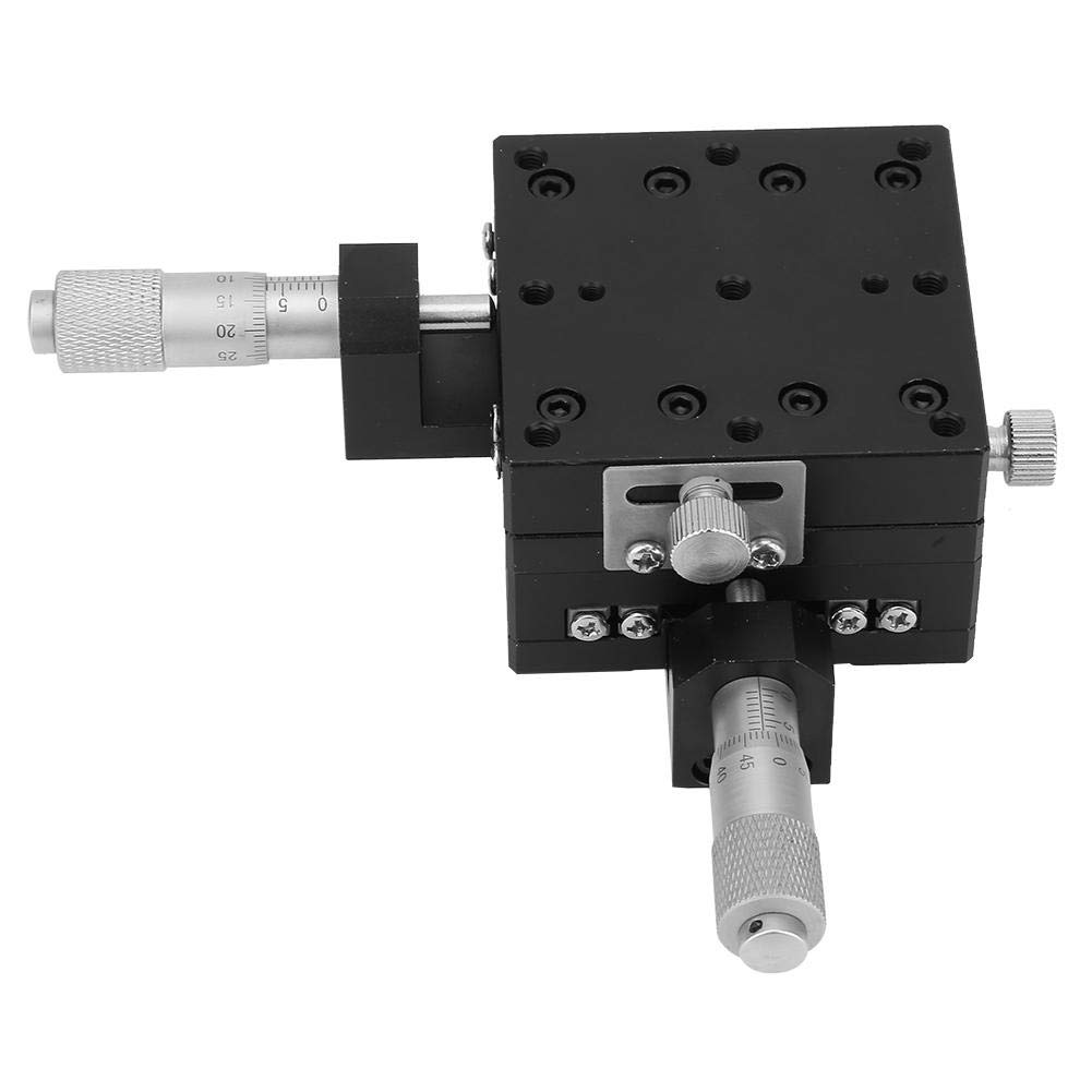 Manual Slide Table Aluminium Alloy Material Precision Axis Linear Stage