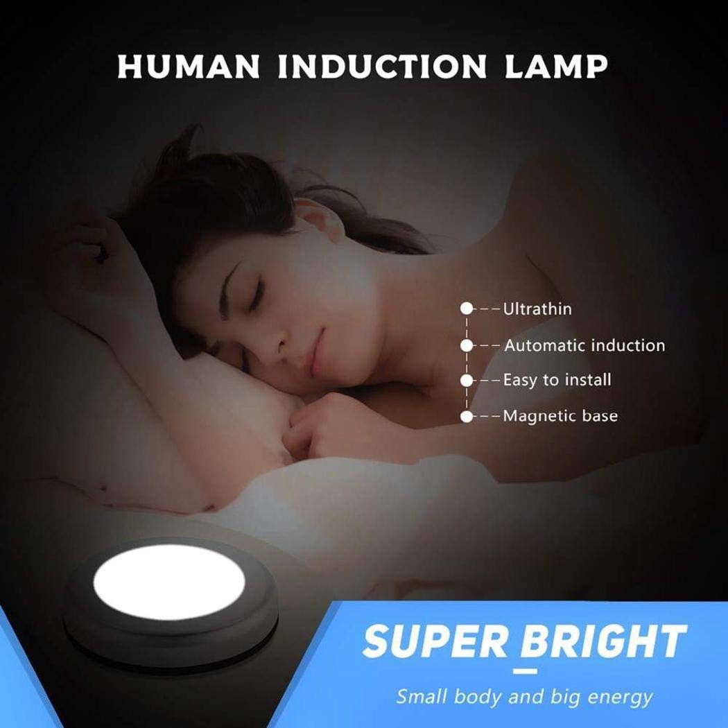 Pinsparkle Led Light Intelligent Body Induction Light Bedside Wardrobe Night Light Night Lights