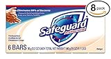 (PACK OF 8 BARS) Safeguard BEIGE Antibacterial Bar
