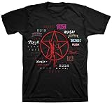 Rush Men's Evolution Of Logo T-shirt Small Black