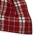Amazon Brand – Pinzon Lightweight Cotton Flannel Sham - Standard, Bordeaux Plaid