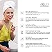 Aquis Original Microfiber Hair Towel, Black
